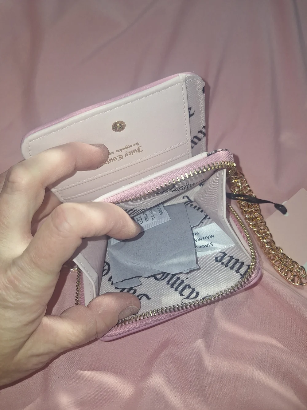 EXCLUSIVE Juicy Couture Pink Floral Wallet & Lip Oil Set - Juicy Couture